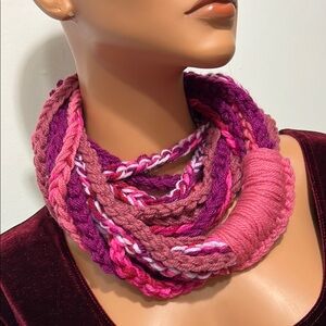 Multicolor Knit Scarf